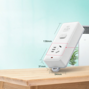 Bull | Air Conditioner & Water Heater Compatible Wireless 16A Power Strip