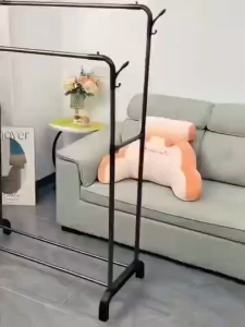 ราวตากผ้า ราวแขวนผ้าบาร์คู่ ที่ตากผ้าแบบมินิมอล