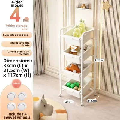 SHUQUE | Kids Toy Storage Shelf Multilevel Large Capacity