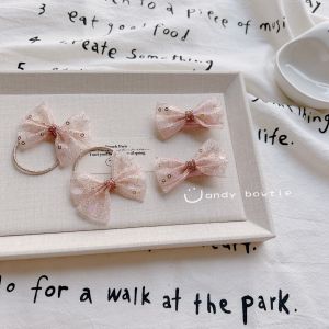 Kẹp Tóc Ren Kim Loại Princess Sequin Cho Trẻ Em Kẹp Tóc Bằng Vải Bảo Vệ Toàn Diện Cho Bé Gái Phụ Kiện Tóc Cho Trẻ Em