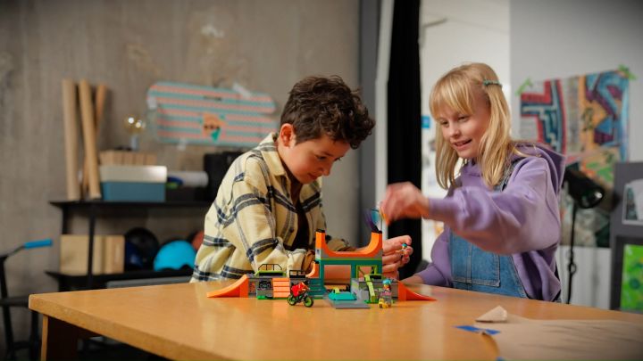 LEGO City 60364 Street Skate Park Building Toy Set (454 Pieces