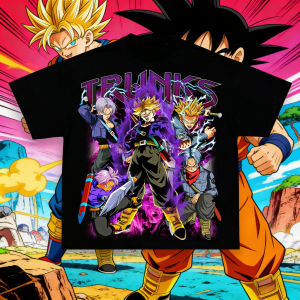Bandai | 2026 Dragon Ball Mens and Womens T-shirt Trunks Anime Tee Summer Spring Boys Short Sleeves Luxury Brand Parent-child Y2k