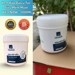 Kem Hấp Dầu ủ Tóc Siêu Mềm Mượt WELLNOW 1000ML TINH CHẤT OLIVE Chính Hãng