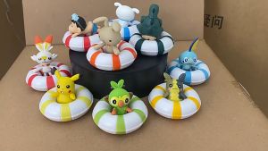 Bộ 5 Mô Hình Pokemon Phao Bơi Ngộ Ngĩnh Mô Hình Cao 7cm Decor Trang Trí Bộ Sưu Tập Nhân Vật