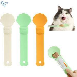 V.TOP Sendok Snack Makanan Kucing Anjing Multi Fungsi / Pet Wet Treat Spoon / Alat Makan Anjing Kucing