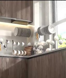 Rak Pinggan Mangkuk Dish Rack Sinki Dapur Rak Pinggan Stainless Steel Dish Drainer rak piring