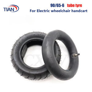 10 Inch  Vacuum Tire Outer 90/65-6 Tyre Tube for Electric Scooter Parts Thickening Tubeless Tyre Universal Explosion-proof Tyre