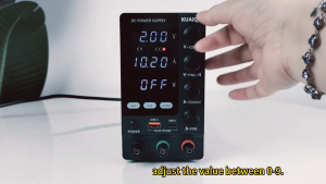 KUAIQU DC Power Supply 30V 10AAdjustable Switching Regulated DC Bench Power Supply12V 24V 48V 60V 120V Intelligent Battery Charging US Pug