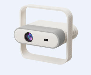 Salange | Salange 1080P Projector Android Auto Focus BT5.4 WIFI6 70mm Ultra-Thin RGB Ambient Light HiFi Speaker for Home Cinema P40
