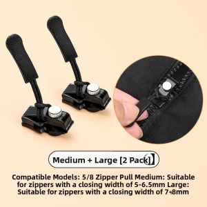 Qianbaihui | Universal Zipper Replacement Head for Clothing Multi-Function Removable Zipper Repair