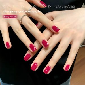 Sơn Móng Tay Gel Màu Thanh Long 15ml UV/LED Mịn Màng Sáng Bóng Liền Mạch Kiểu Mới 2026 Cho Móng Đẹp