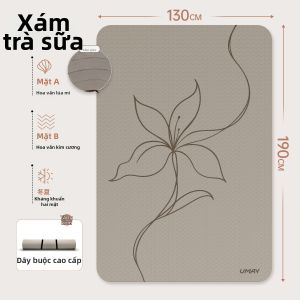 Umay(佑美) | Thảm Yoga Dày Chống Trượt Hấp Thụ Sốc Im Lặng Kháng Khuẩn Cho Hai Người