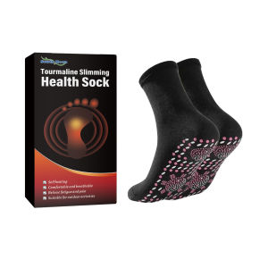 South Moon Tourmaline Slimming Health Sock Elastic Thermal Self-Heating Sock Health Care Socks Short Sock Magnetic Therapy Sox Loss Socks Self-Heating Therapy Warm Massage Comfortable Sox Winter Ski Sports Magnetic Sock Men/Women(1pair)