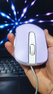 KIVEE เม้าส์มีสายแบบ USB เมาส์ไร้เสียง เม้าส์แบบมีสาย เมาส์เสียงเงียบ เมาส์ทำงาน เมาส์สำนักงาน