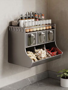 SHENFAN | Multi-functional Drill-Free Stainless Steel Kitchen Storage Rack
