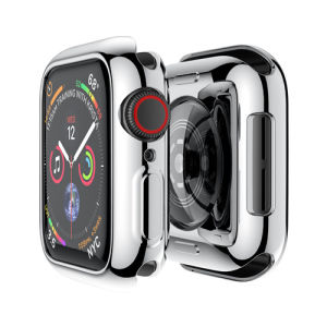 Cover for Apple Watch Case 44mm/40mm 42mm/38mm Accessories soft All-around TPU bumper Screen Protector iWatch Series SE 3 4 5 6