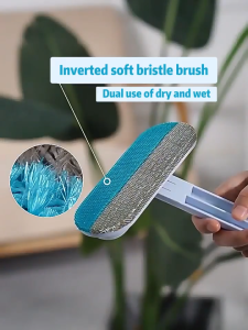 3-in-1 Multifunctional Glass Cleaning Wiper with Spray Nozzle Car Scraper Window Brush Household Glass Wiper Squeegee Tool