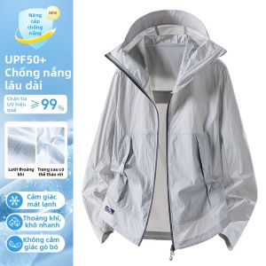 Mexican | Áo Khoác Lụa Icy Nhẹ UPF50 Chống Nắng