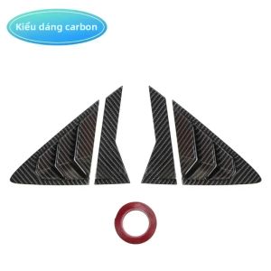 Ốp Che Cửa Gió Hông Sau Hyundai Verna 2010-2016 Chất Liệu ABS Giả Sợi Carbon Phụ Kiện Trang Trí Xe Hơi