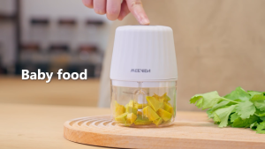 MEEVIDA 400ML/Six-Blade Blender Multi-Functional Chopper Electric Mini Blender Use Powerful High-Speed Vegetable Masher 辅食机搅拌机