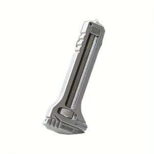 Cờ Lê Mini Bỏ Túi Đa Năng Dụng Cụ Cắm Trại Ngoài Trời Bằng Hợp Kim Titan Tích Hợp Mở Nắp Chai Cờ Lê Đo Kim Loại Nhỏ Gọn