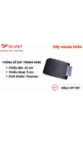 Dây tennis ORBE hỗ trợ giảm áp lực lên vùng khuỷu tay