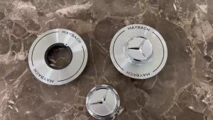 Logo chụp mâm ốp lazang bánh xe ô tô Maybach A400 - Chất liệu nhựa ABS cao cấp