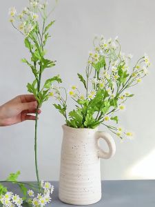 (30Flower) Artificial Daisy Flowers Silk Fake Chamomile Flowers Stem Small Daisy for Wedding Home Table Garden Decor