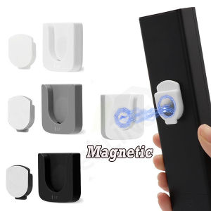 2 Pcs Magnetic Remote Controller Holder Cell Phone Holder Adhesive Wall Hook Punch-free Anti-Lost Strong Magnet Storage Hook