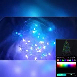1pc LED Decorative Light String USB Powered APP Controlled Sync music Enhances Atmosphere For Party Festival Home Decor