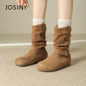 Josiny | Retro Slim-fit Autumn Short Boots