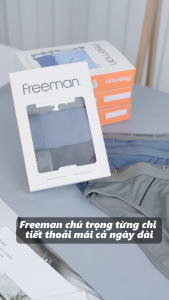 Combo 3 Quần lót nam Freeman chất liệu Modal phối vải thoáng khí hiện đại thoải mái 6066