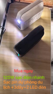 sạc dự phòng 120W PD20W 50000mAh 80000mah Solar 100% chính hãng Đầu ra USB kép Hoạt động ngoài trời Bộ nguồn pin ngoài