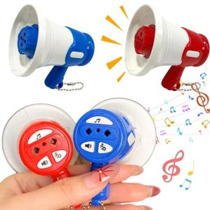 \ud83d\udd25Nóng\ud83c\udfb5Vui Mini Trumpet Keychain Ba Lô Loa Ghi Âm Mặt Dây Chuyền Ngoài Trời Megaphone Giải Nén Sáng Tạo đồ treo trang trí Dây Móc Khóa