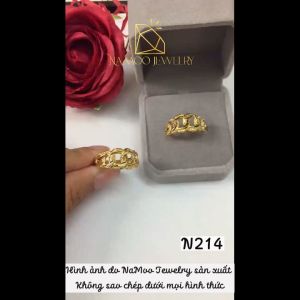 Nhẫn Nữ N214 Thời Trang Thanh Lịch Mạ Vàng Xinh Lâu Phai