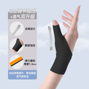 Đai Hỗ Trợ Cổ Tay Và Ngón Tay Cái Bằng Chất Liệu Thun Co Giãn Nhẹ Có Thể Điều Chỉnh Dùng Được Cho Cả Nam Và Nữ Hỗ Trợ Giảm Đau Do Bong Gân Căng Cơ Viêm Gân Dành Cho Người Lớn