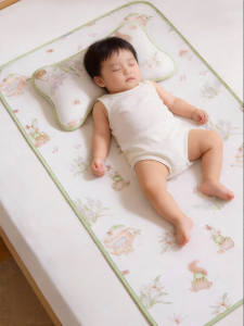 SHI YUE JIE JING | Antibacterial Cooling Infant Bamboo Fiber Mattress And Pillow