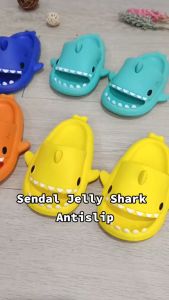[Brandedbaby] 15-22CM Sendal Anak Motif Shark / Sendal Jelly Anak
