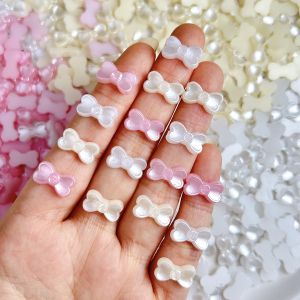 30PCS New Minimalist Three Color Bowknots Nail Charms 3D Sweet Ties Resin Nail Art Decorations for DIY Hairpin Nails Supplies