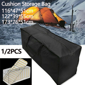 Furniture Outdoor Cushion Storage Bag Oxford Cloth Waterproof Anti-UV Christmas Tree Storage Bag Rectangle Rip Proof Storage Bag