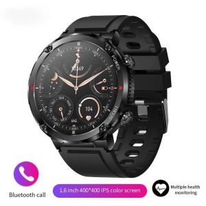 T30 Jam Tangan Pintar Pria 600MAh Panggilan Bluetooth Olahraga Speaker HIFI Berbagai Dial 1.6 Inci Layar IPS