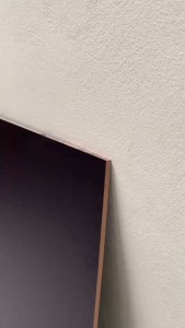 แผ่นไม้ MDF เคลือบเมลามีน สีดำ ผิวเรียบ 2 ด้าน (หนา 9 มิล) ทำท็อปโต๊ะ ชั้นวางของ เฟอร์นิเจอร์