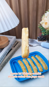 Cetakan Sosis Silikon 6in1 Dengan Penutup Cetakan Nugget Pudding dll Silicone Sausage Mold Hot Dog