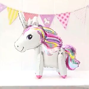 Balon Unicorn 3D Jumbo & Karakter Kartun untuk Pesta Ulang Tahun