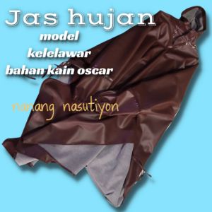 MANTEL JAS HUJAN OSCAR MODEL KELELAWAR PRIA WANITA DEWASA TEBAL KOKOH LENTUR
