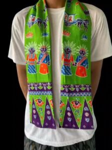 SYAL SELENDANG CUKIN ONDELONDEL SCARF BETAWI DEWASA DAN ANAK