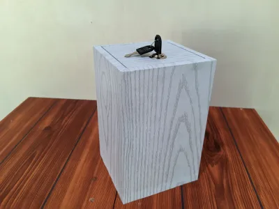 Celengan(KUNCI) / Celengan Kotak kayu/ Celengan kayu (KUNCI) Celengan kayu minimalis