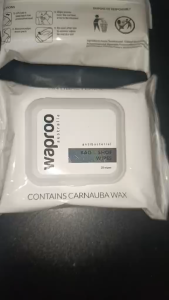 Waproo Natural Carnauba Wax Leather Synthetic Shoe & Bag Wipes 20pk Australia (Antibacterial)