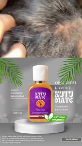 MINYAK PEMBASMI KUTU RAMBUT AMPUH CAP KUTUMATE