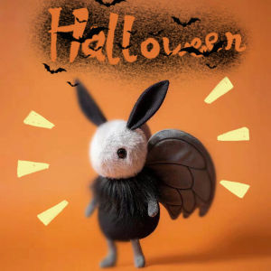 Halloween Moth Figure soft plush toy Texture Rich Cute Novel Funny for Children and Friend the Best Halloween Gift Toy Companion